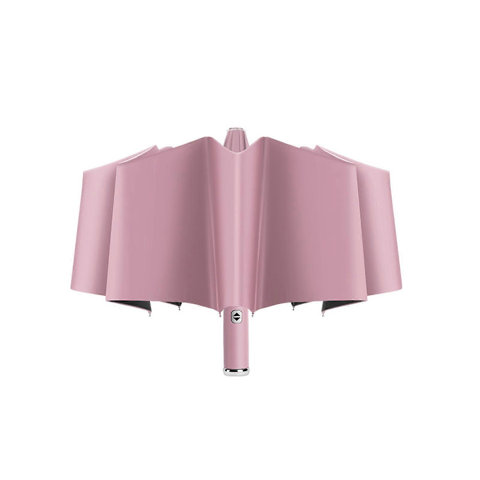 [Ande Online] Ten bone (Automatic) Rotating Flashlight - Sakura Powder Fully Automatic Umbrella Adjustable Rotating LED Flashlight Umbrella 10 bone Th