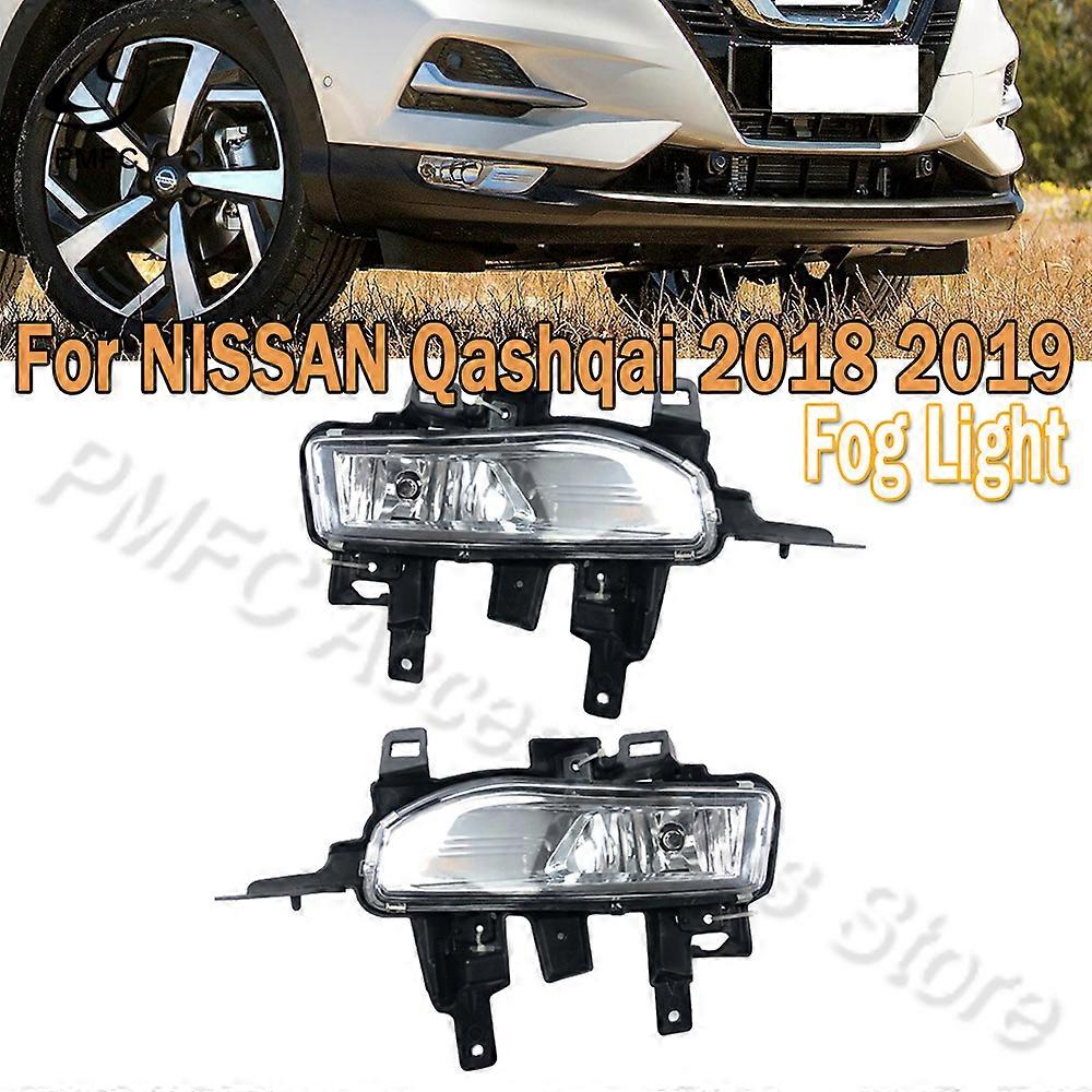 With Halogen Fog Light Assembly For NISSAN Qashqai 2018 2019 High Quality Car Front Bumper Fog Lamp Kit Car Lamp Fog Light