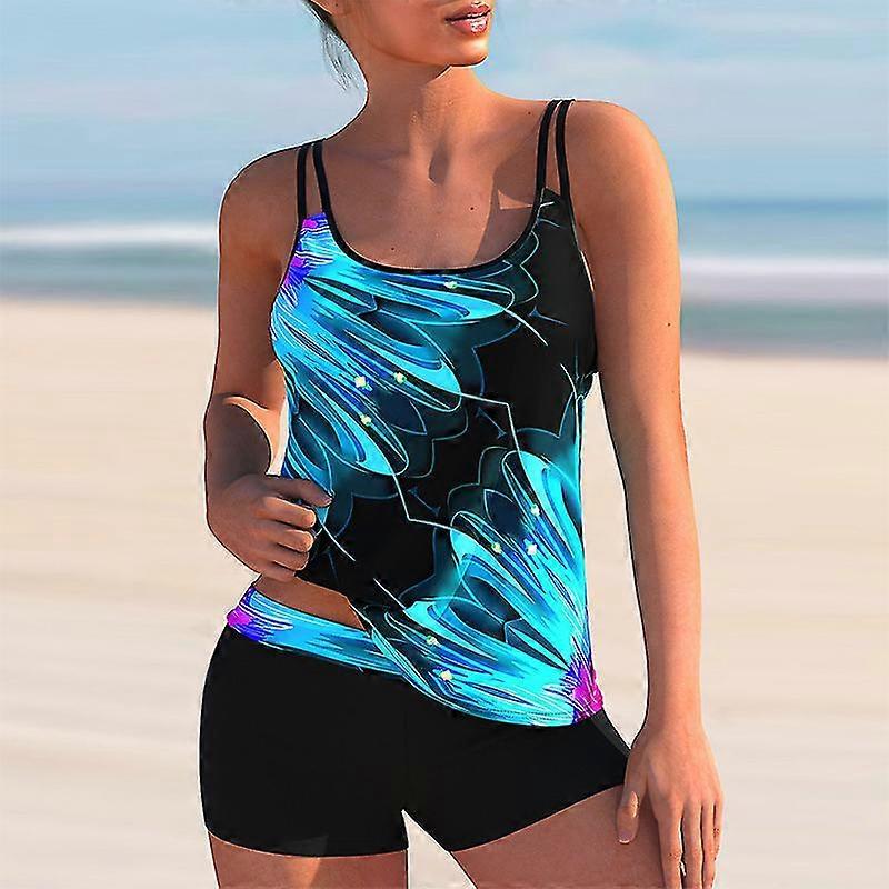 2023 New Striped Print Tankini Sets