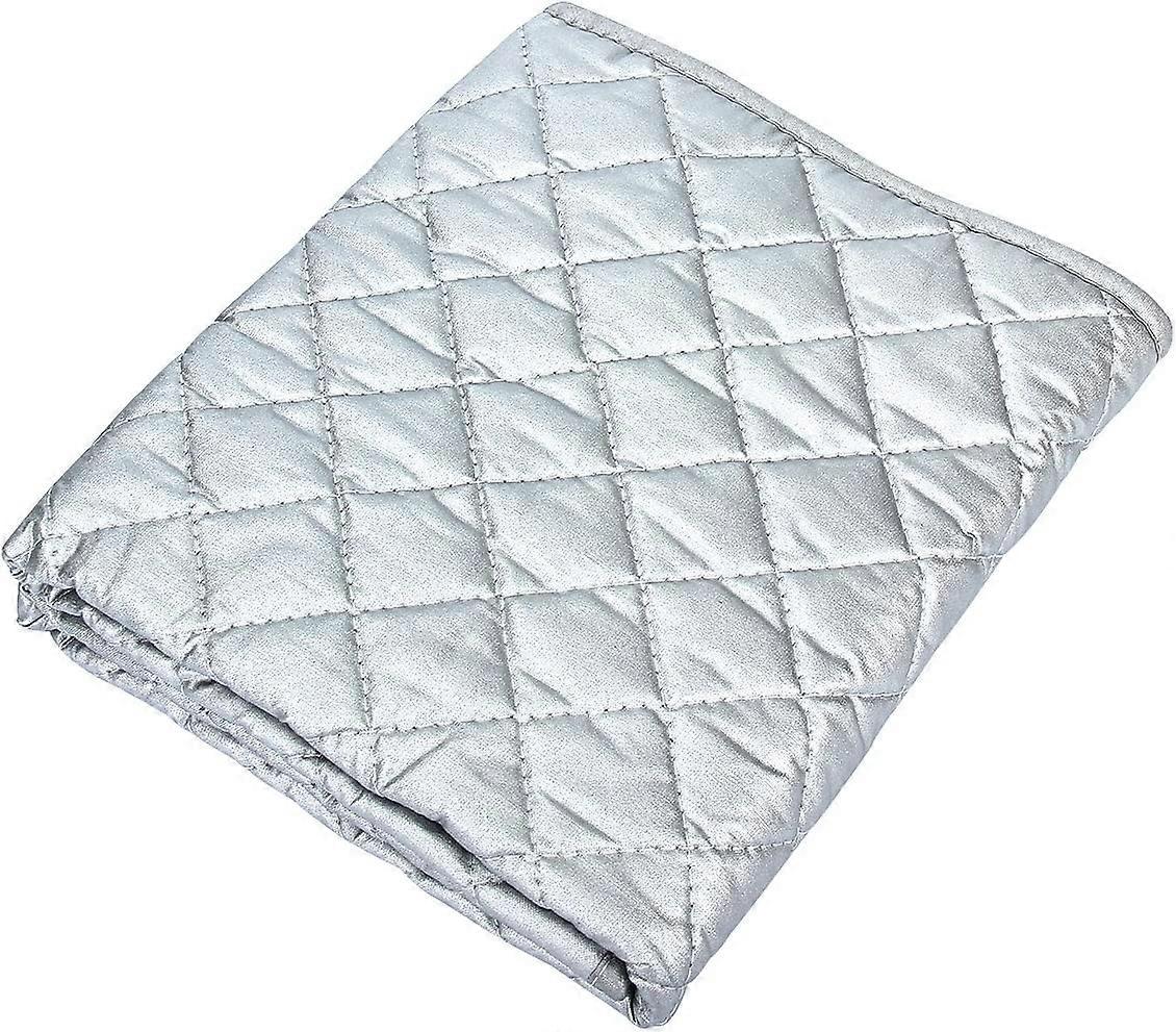 Folding Portable Strykematte Plagg Beskyttelse Sølv
