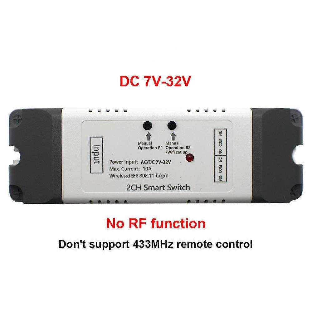 Smart Rolling Door Switch 2 4 Channel Wifi Relay DC 12V 24V 32V AC 110V 220V Curtain Motor Inching Self Locking Module