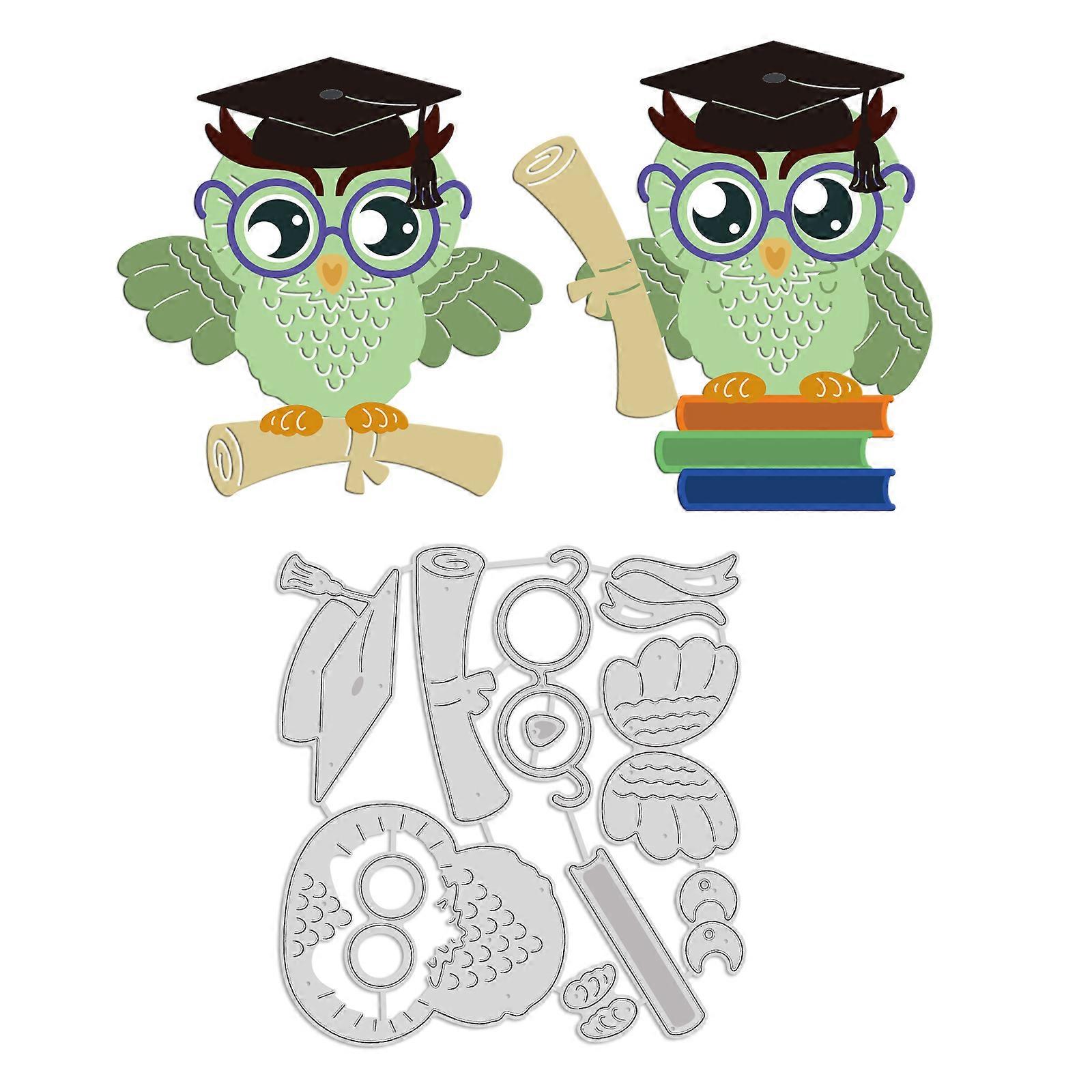 School Graduation Pattern Decoration Template Reusable carbon steel Stencil