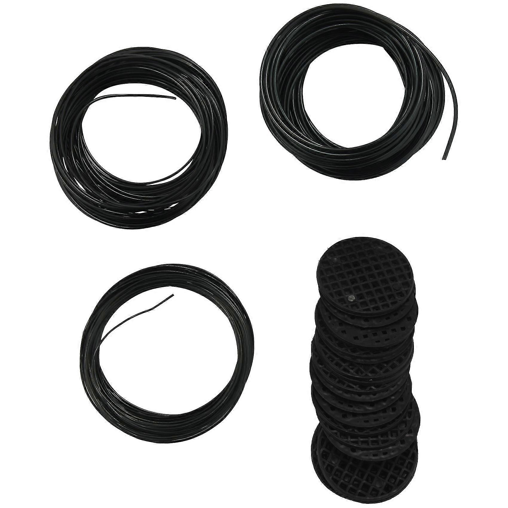 Bonsai Wire Set With Flower Pot Hole Mesh Pad,copper Bonsai Training Wire For Bonsai Tree Kit 20 Pl