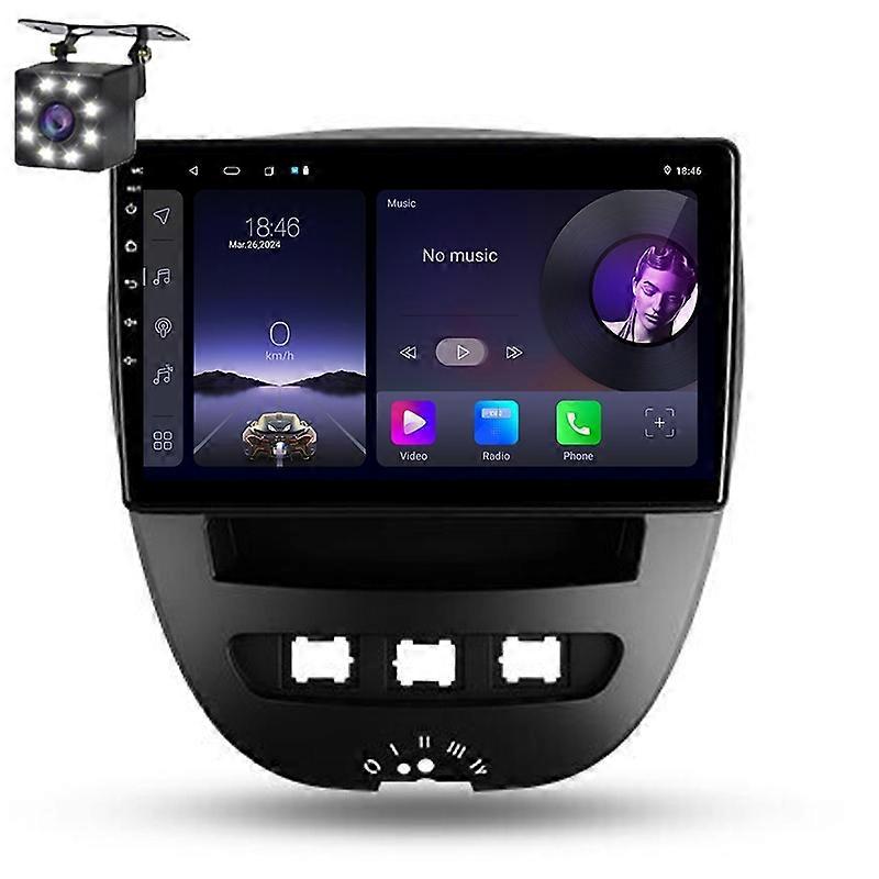 Car Multimedia Player for Peugeot 107 Toyota Aygo Citroen C1 2005-2014 Android 2 Din Radio Stereo