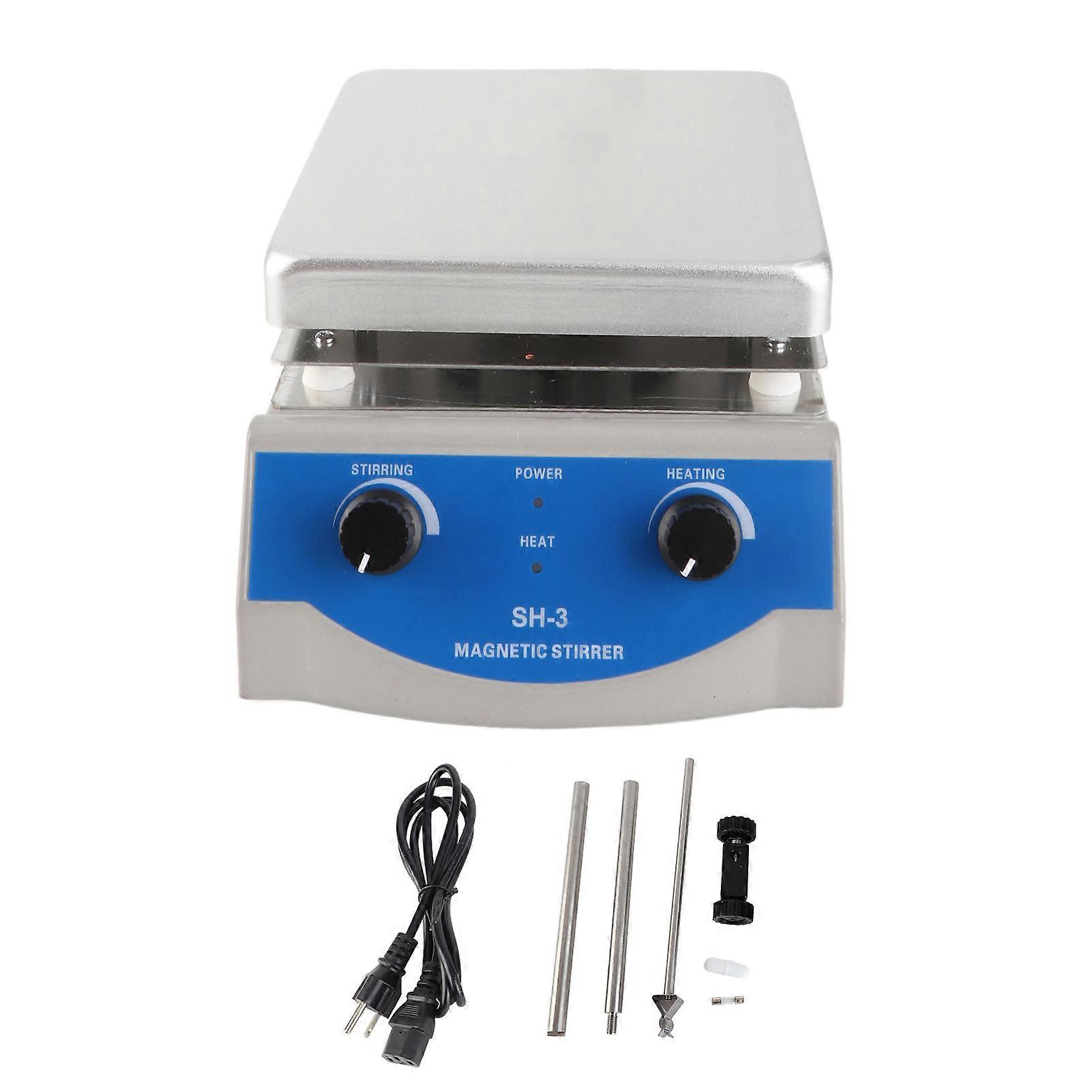 SH3 3000ml Agitatore magnetico da laboratorio con macchina fisica per riscaldamento a temperatura costanteUS Plug 110V