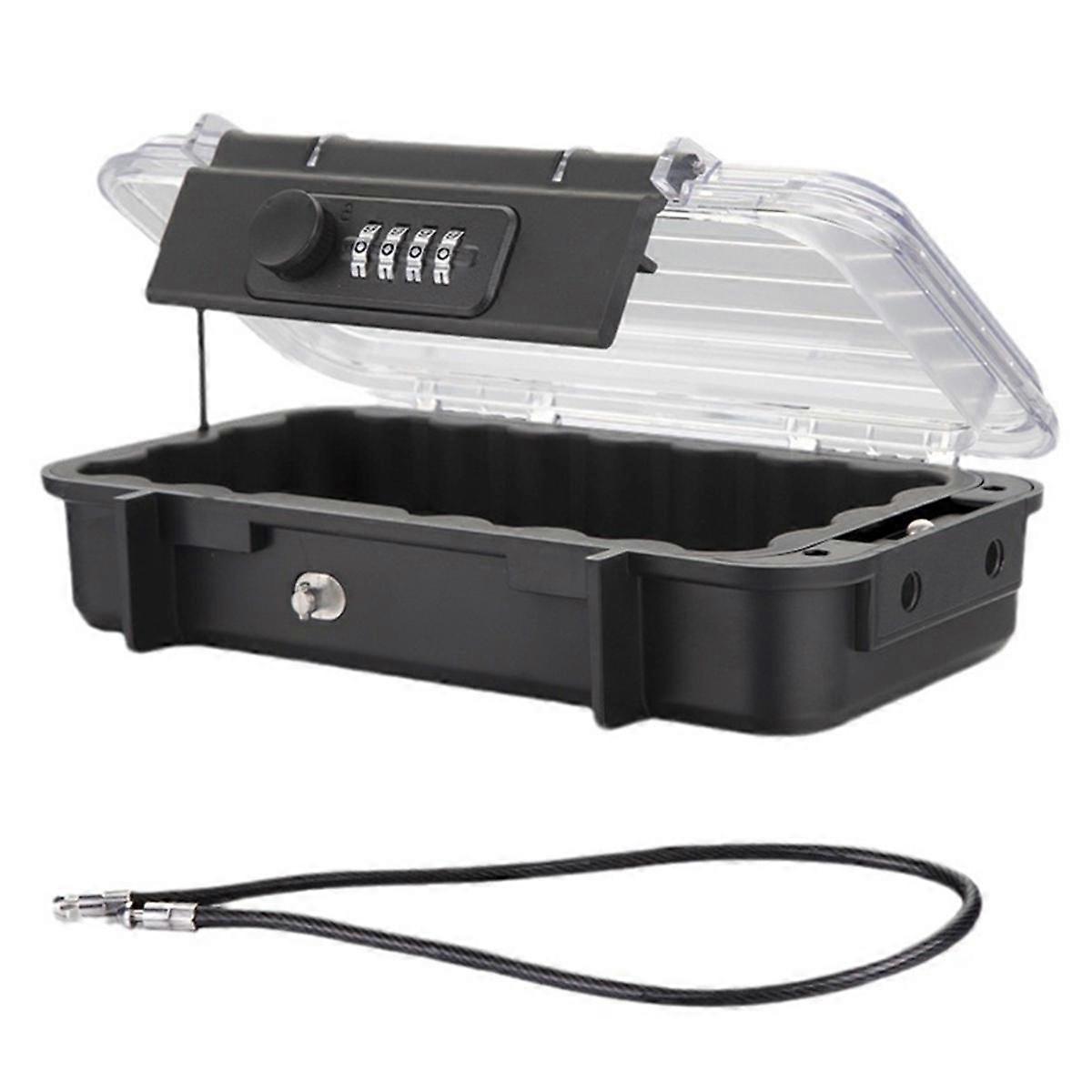 Lock Box, Phone Lock Box, Security Lock Box, Transparent Outdoor Waterproof Travel Safe,Password Be