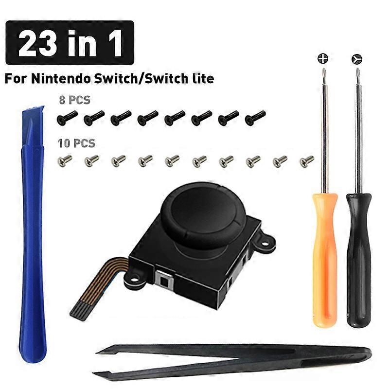 3D Analog Joystick Thumb Stick Compatible Nintendo Switch Joy Pad Replacement Repair Kit Tool for Switch Lite