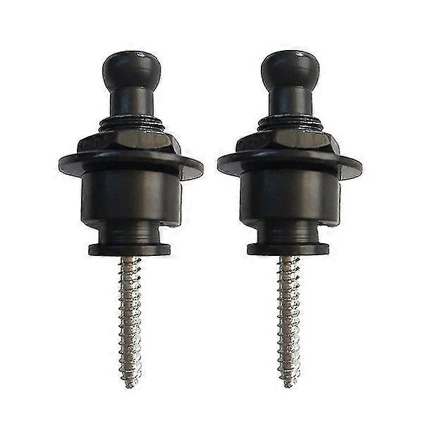 2pcs Portable Guitar Strap Lock Buckles