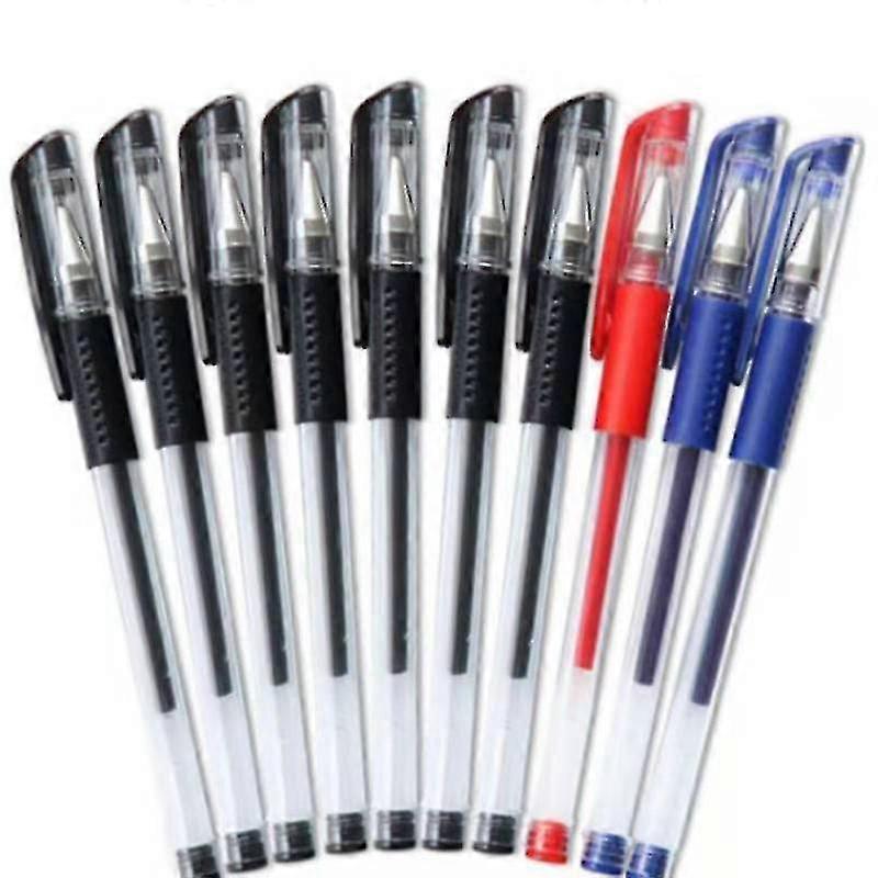 2/4/6/8/10 Pcs Red Ink L Pen 0.5mm Writing Neutral Pens Student