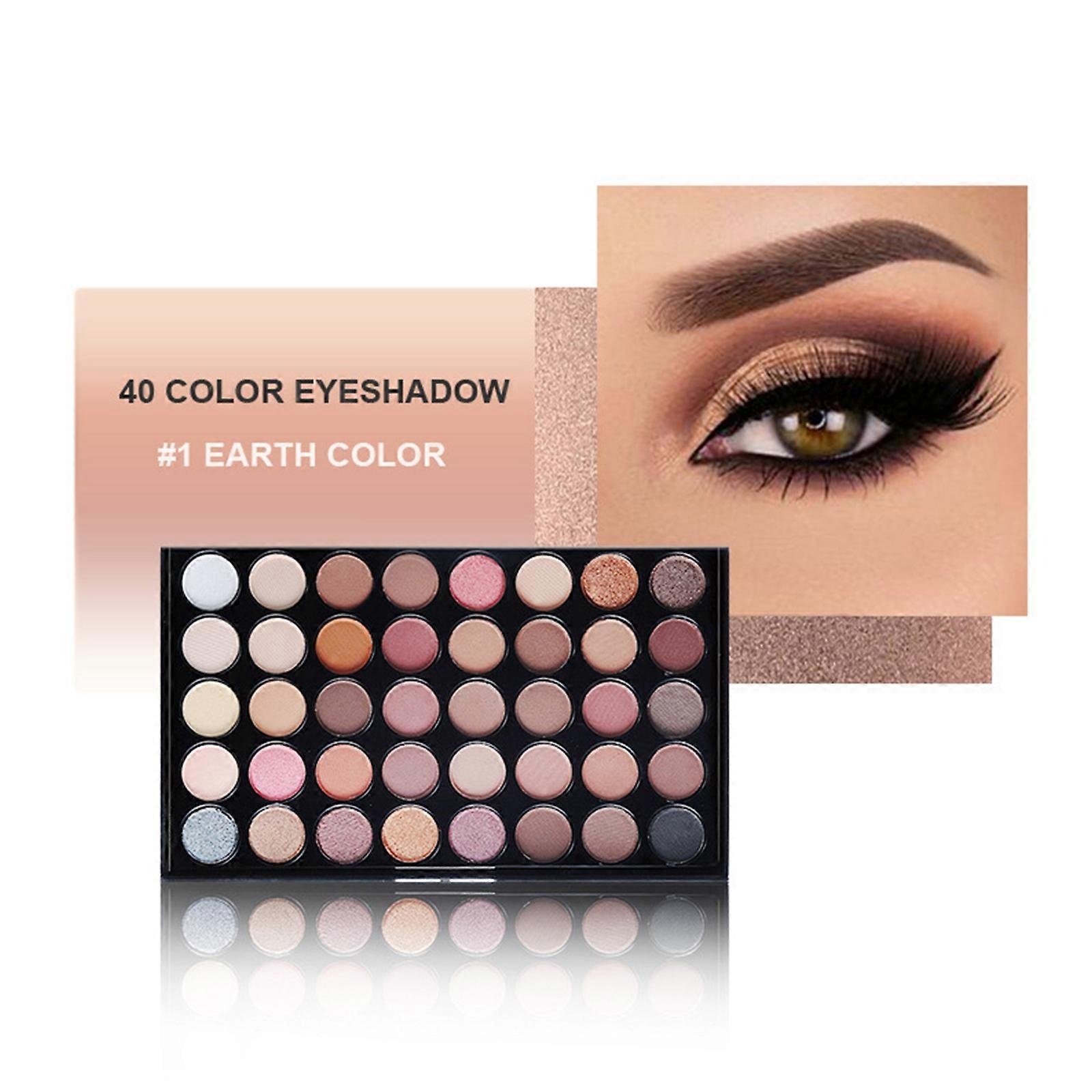 Lidschatten Palette Make-up 40 Farbe Creme Lidschatten Matte Schimmer Set Kosmetik