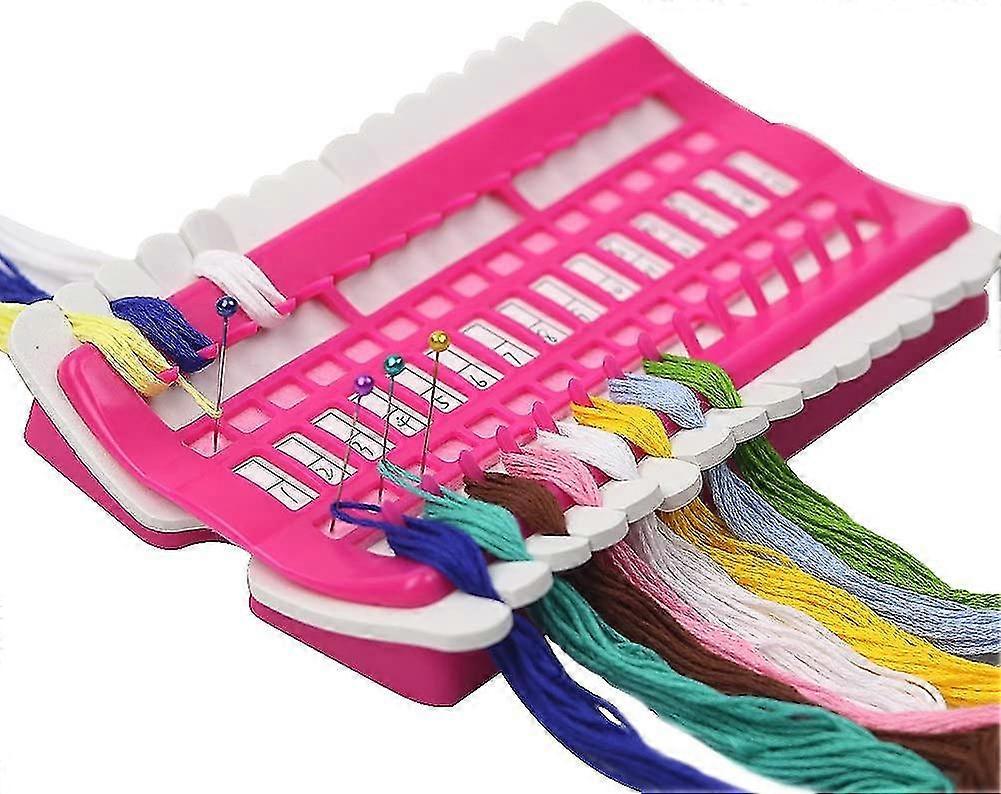 Floss Organizer Cross Stitch Kit Embroidery Thread Project Card 30 Positions Sewing Needle Pins Holder Craft Tools Accessory