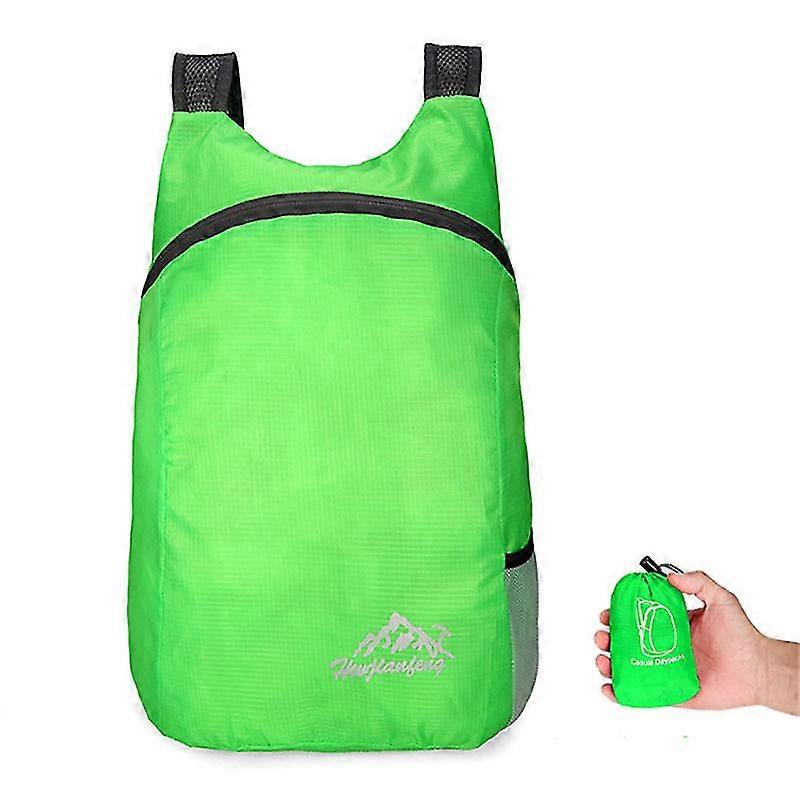 Lätt vikbar vattentät packbar resa Liten vandringsryggsäck Daypack för män kvinnor
