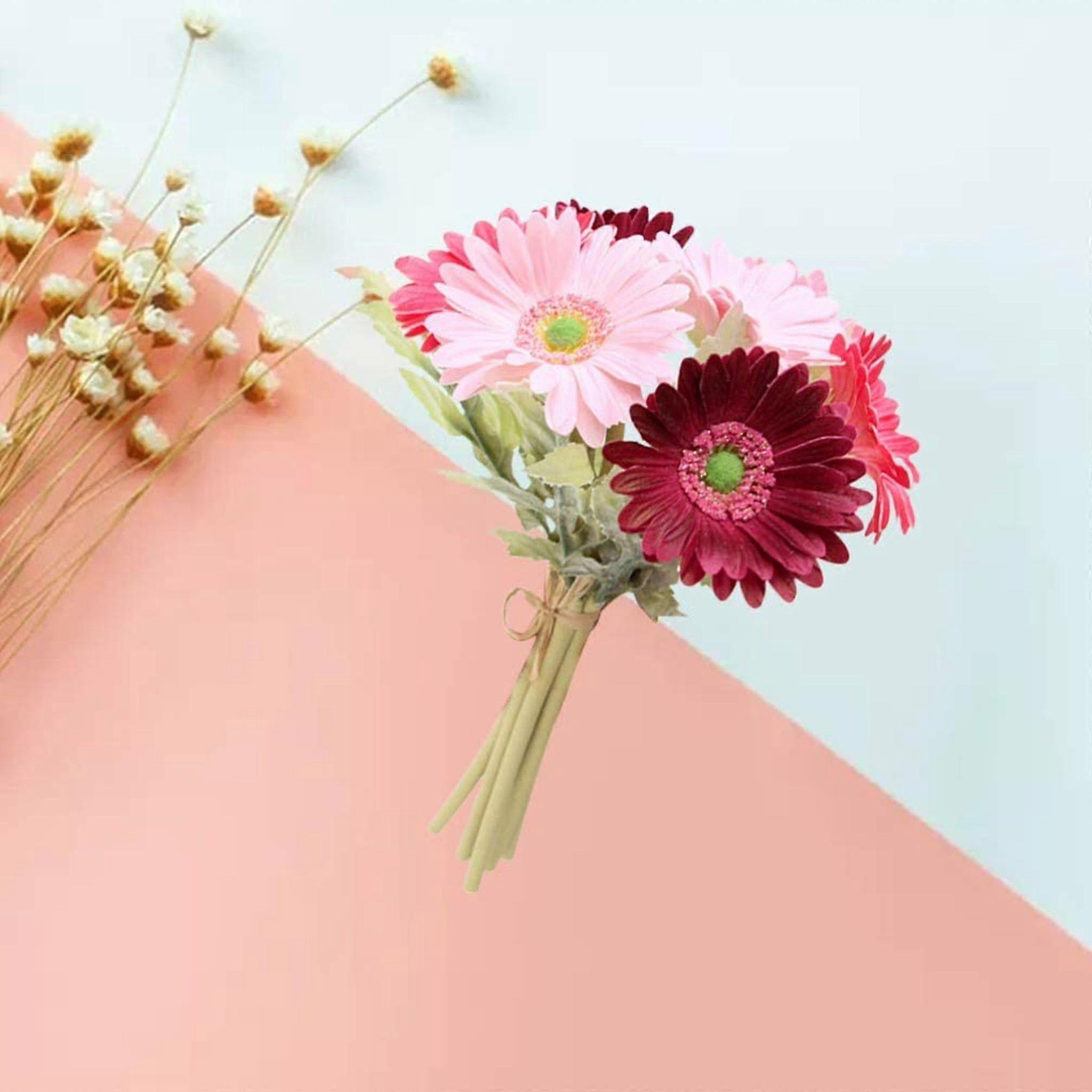 7 Pcs Artificial Gerbera Flower Bouquet?