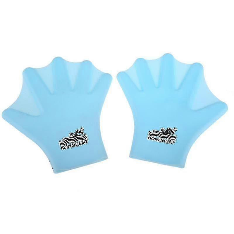 A Pair Swimming Webbed Glove Fins For Adults( )