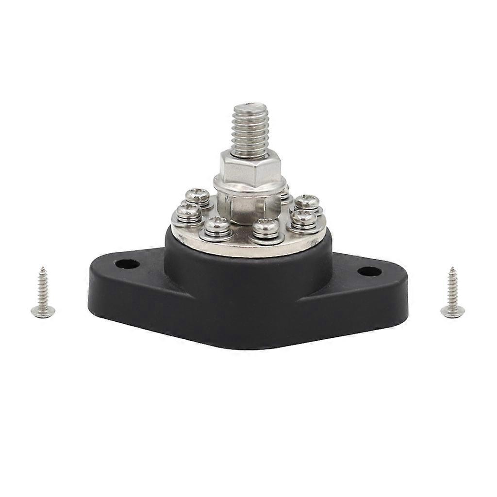 Power Distribution Block Terminal Battery Junction Post Bus Bar 160A Max DC48V