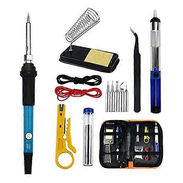 Soldering Iron Kit Welding Tool Adjustable Temperature Multifunctional Portable Kit British Standar