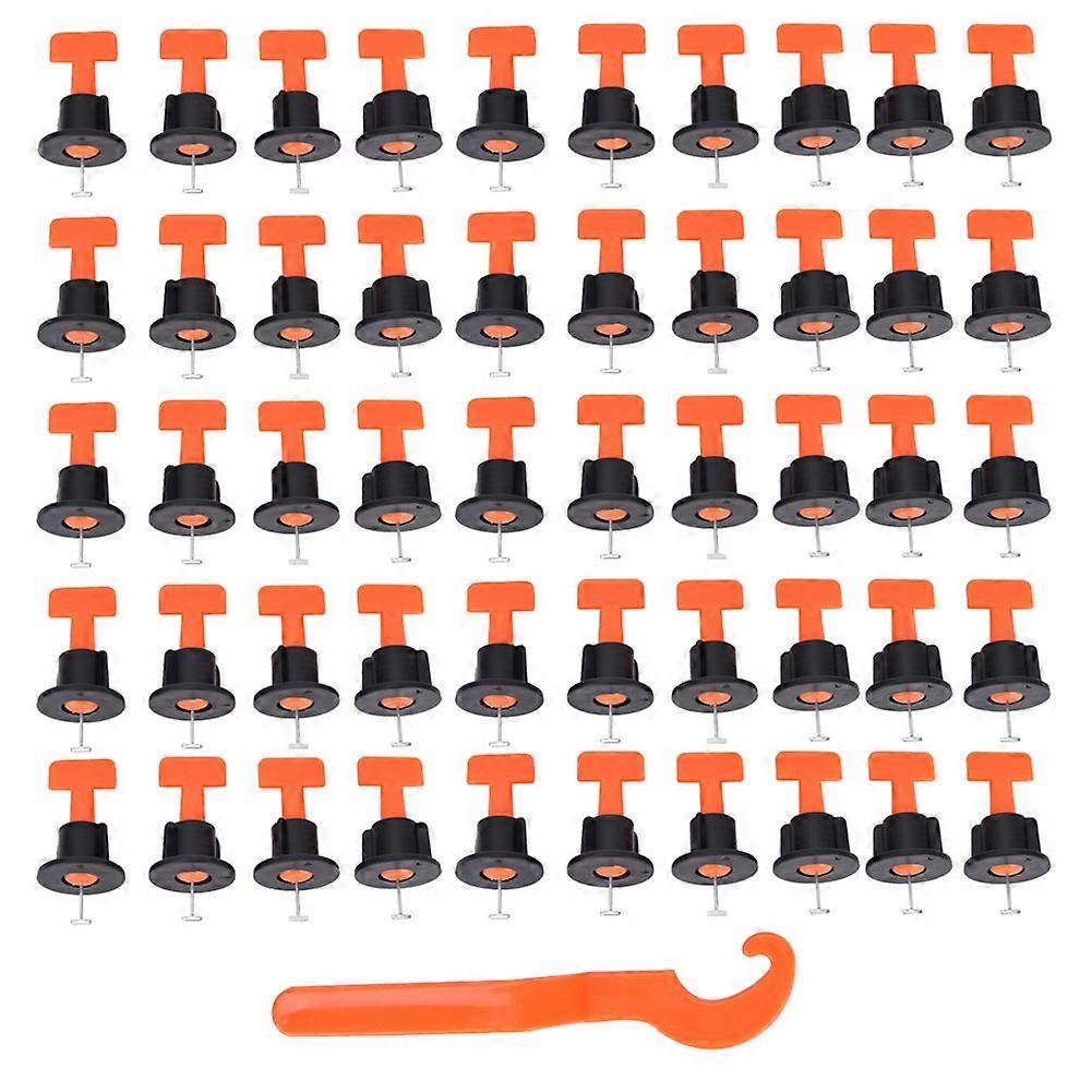 50Pcs Tile Leveler Flooring Wall Leveling System Locator Spacer Building Supplies