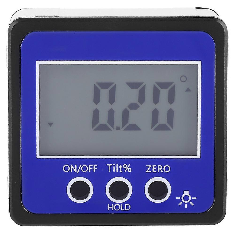 Digital Protractor Inclinometer Leveling Instrument 4*90 Degree Magnetic Base