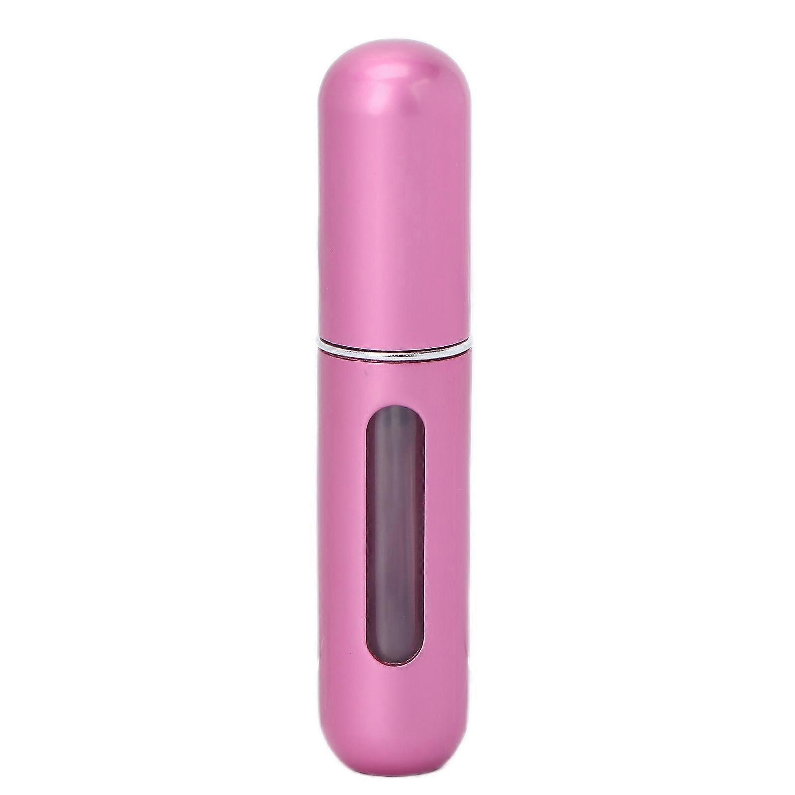 Mini Refillable Perfume Atomizer Bottle Scent Pump Case Cosmetic Spray Bottle 5mlPink