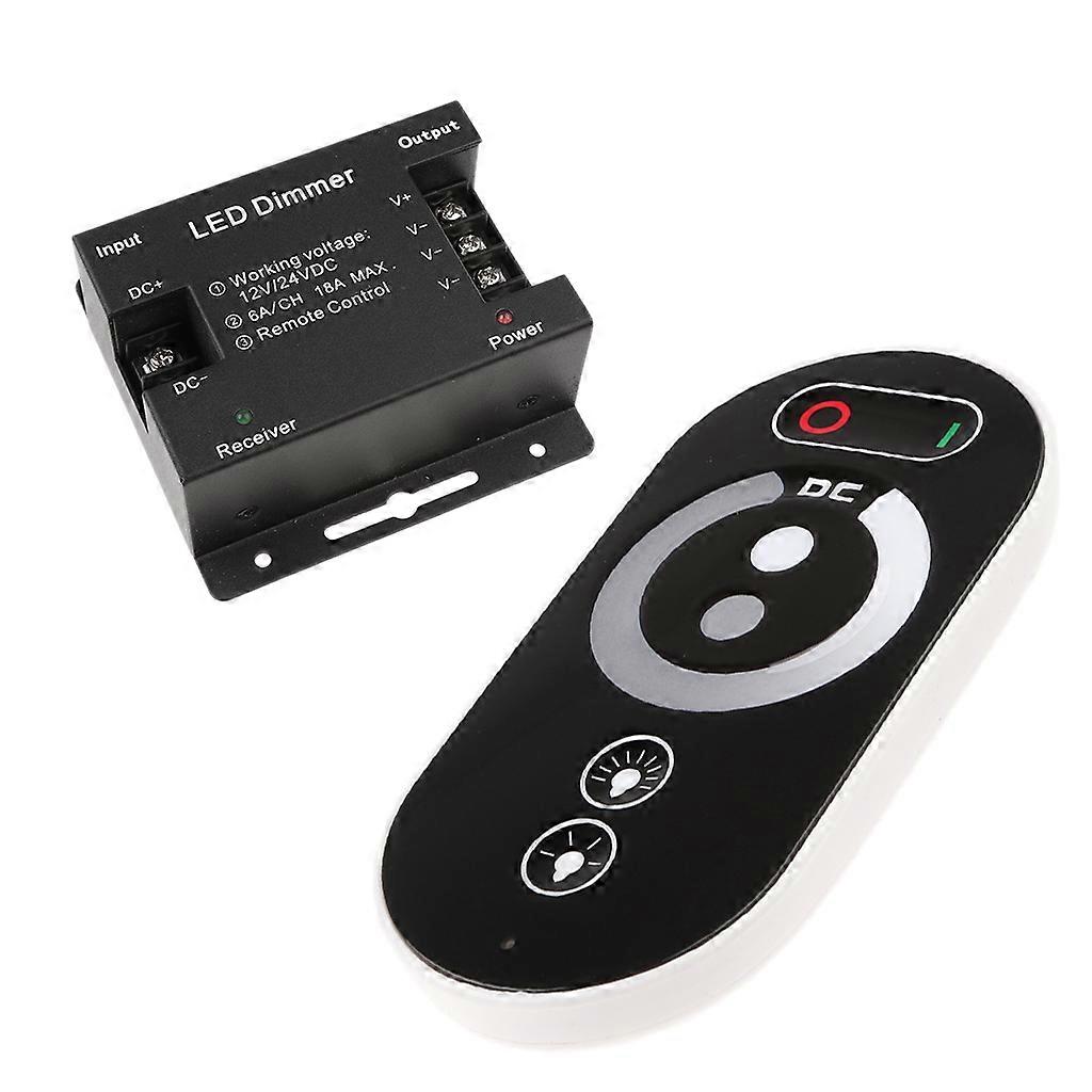 Touch Controlled LED Dimmer Controller Receiver Module for Single Color LED Light Strip 12V~24V DC
