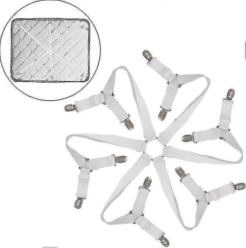 Sheet Straps, Sheet Clips Are Adjustable, Elastic And Firm, Suitable For All Mattresses Zekai