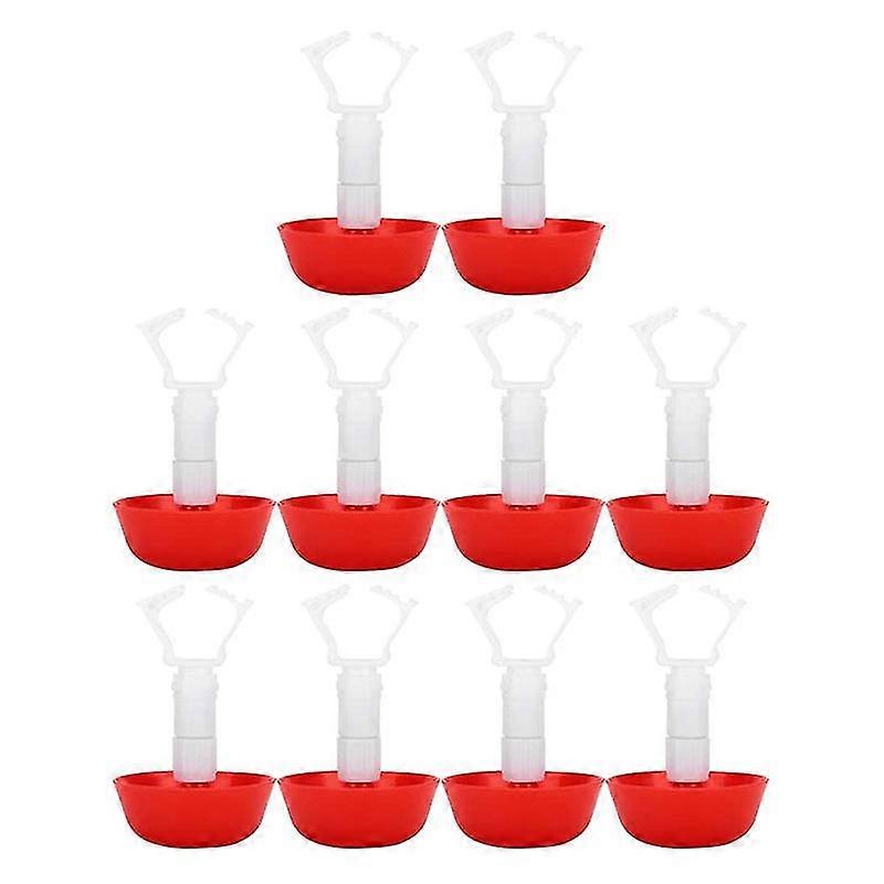 10pcs chicken drinker hanging cups chick automatic drinking fountain