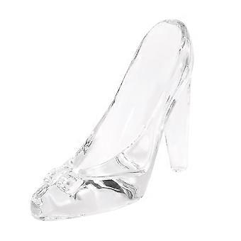 Crystal Slipper Glass Birthday Gift Home Décoration Cendrillon Talons hauts Chaussures de mariage Figurine