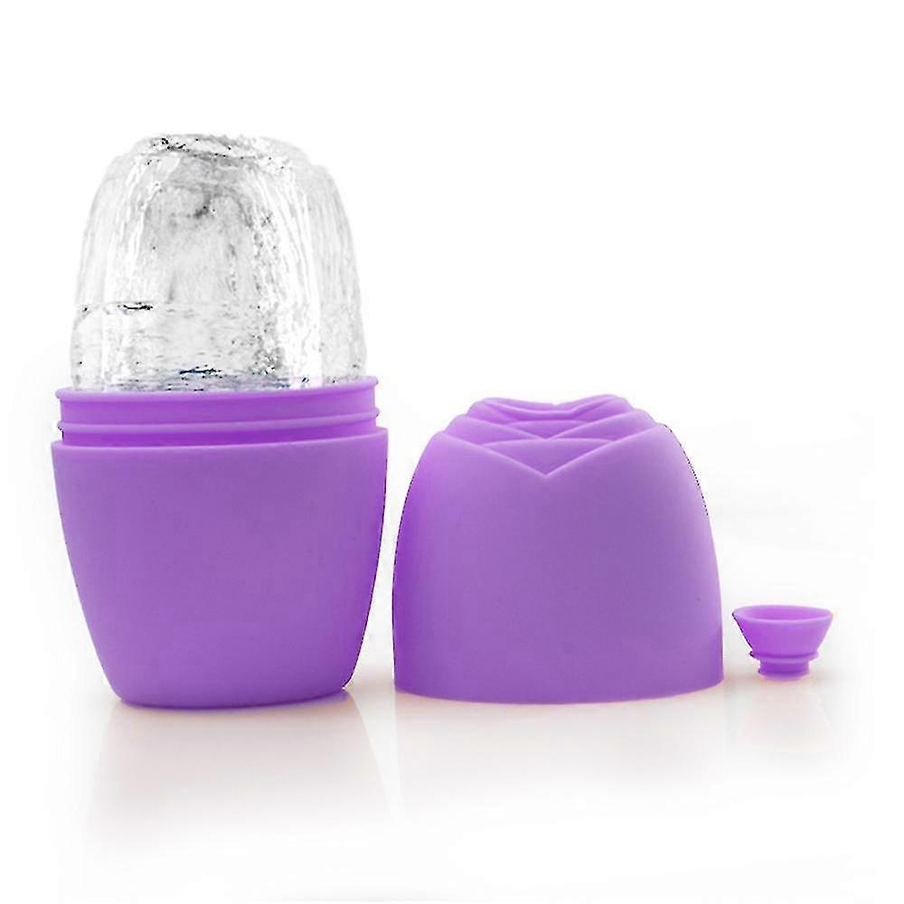 2023 100% New Ice Facial Cube Massager Ice Roller To Depuff Sculpt Face Pink Shrink Pores Official 49% Off