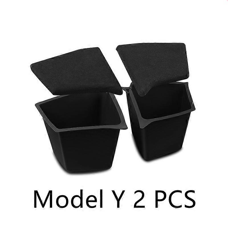 New For Tesla Model Y Car Accessories Rear Trunk Side Storage Box Partition Board Left and Right Storage Box TEFUN
