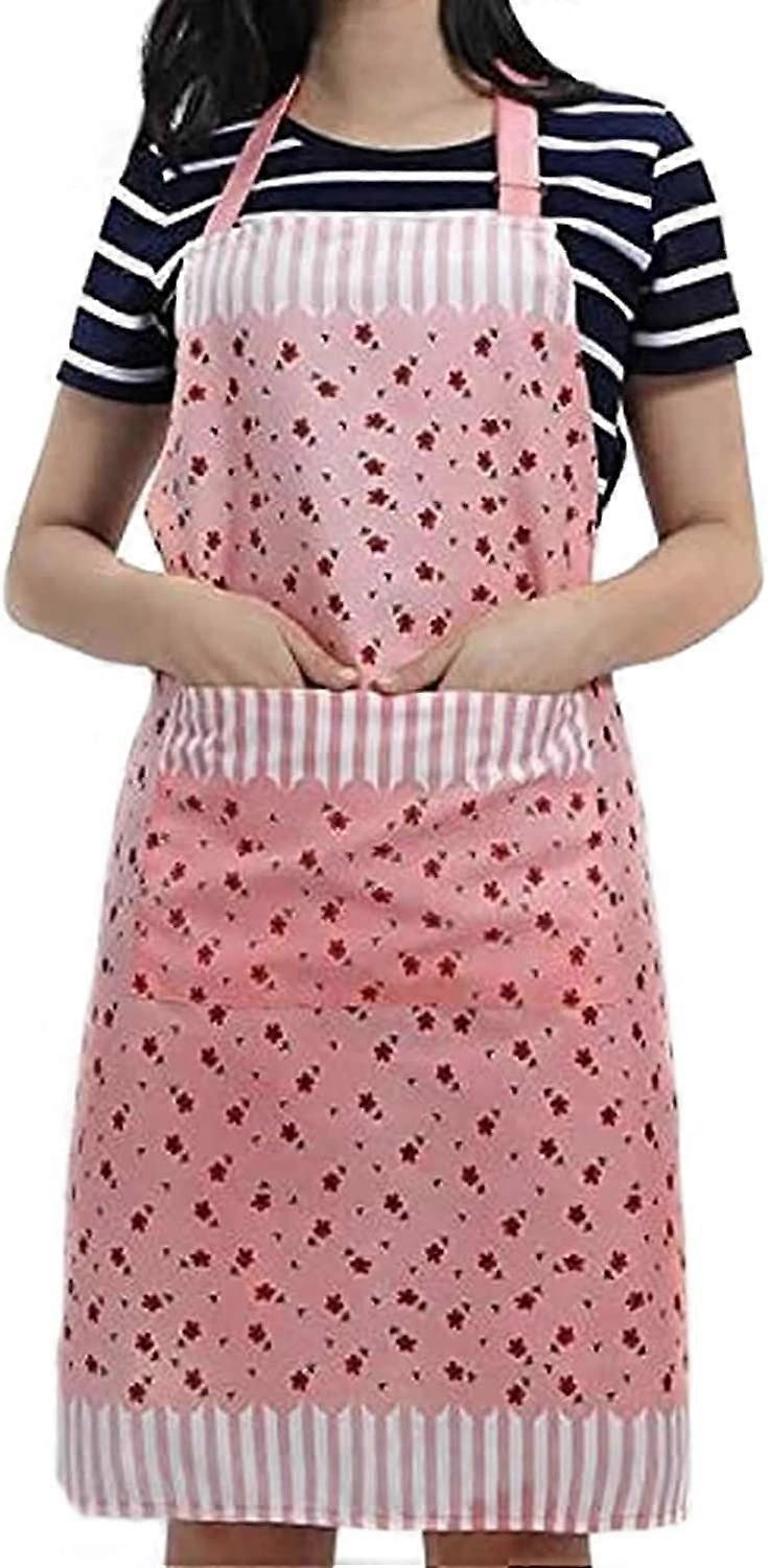 Kitchen Apron with Pockets for Cook Cupcake Cafe