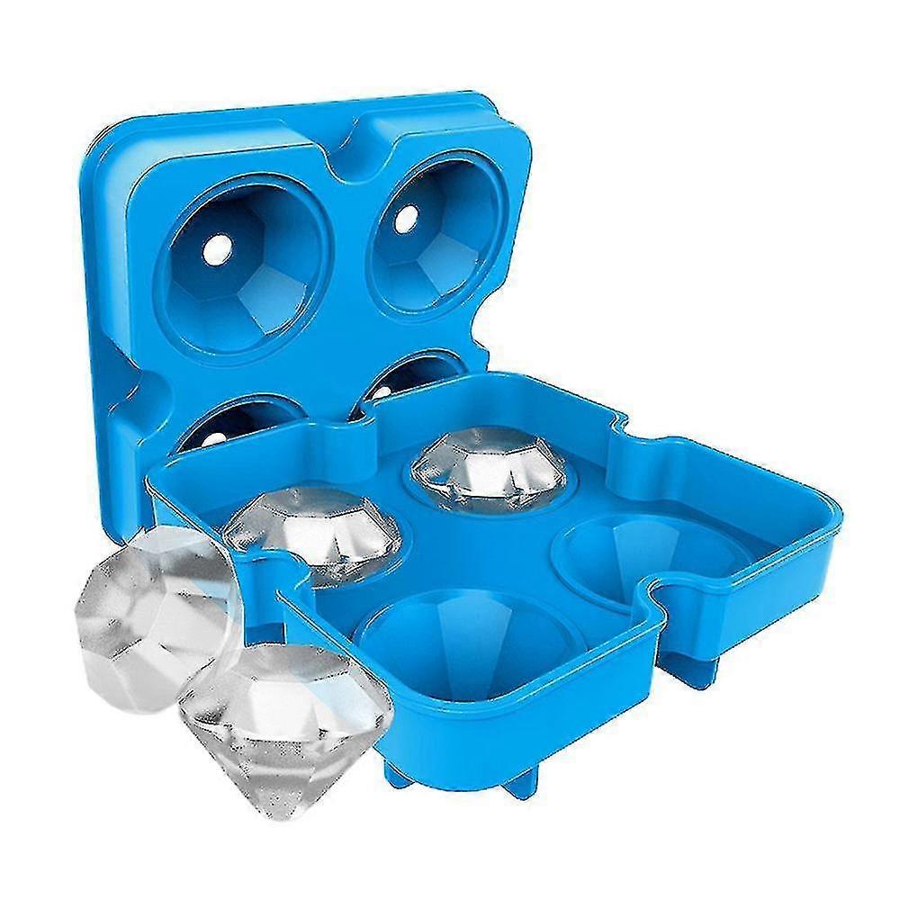 Silicone Ice Mold 3d Diamond Ice Cube Mold Whisky Ice Cube Ball Maker