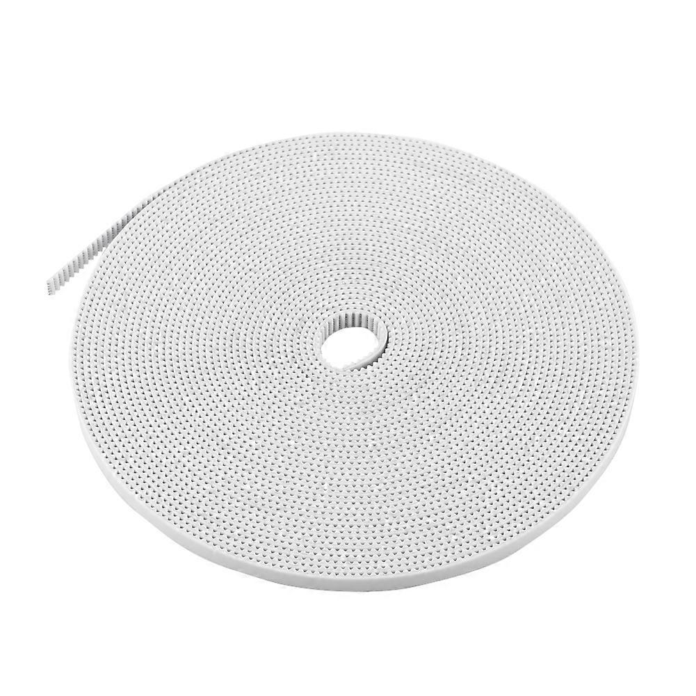 10M White Open Timing Belt Width 6mm PU with Steel Core 3D Printer Accessory