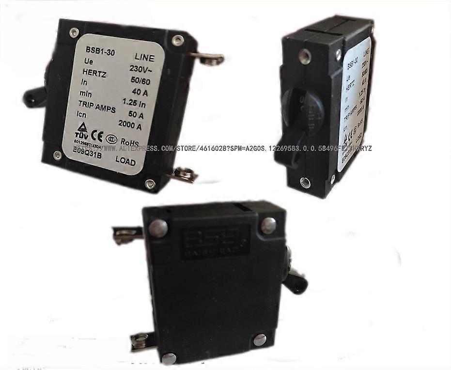 BSB1-30 CIRCUIT BREAKER AMPS IN 8A 10A 12A 13A 14A 15A 18A 19A 20A 21A 23A 25A 29A 32A 33A 36A 38A 40A 42A 45A 50A