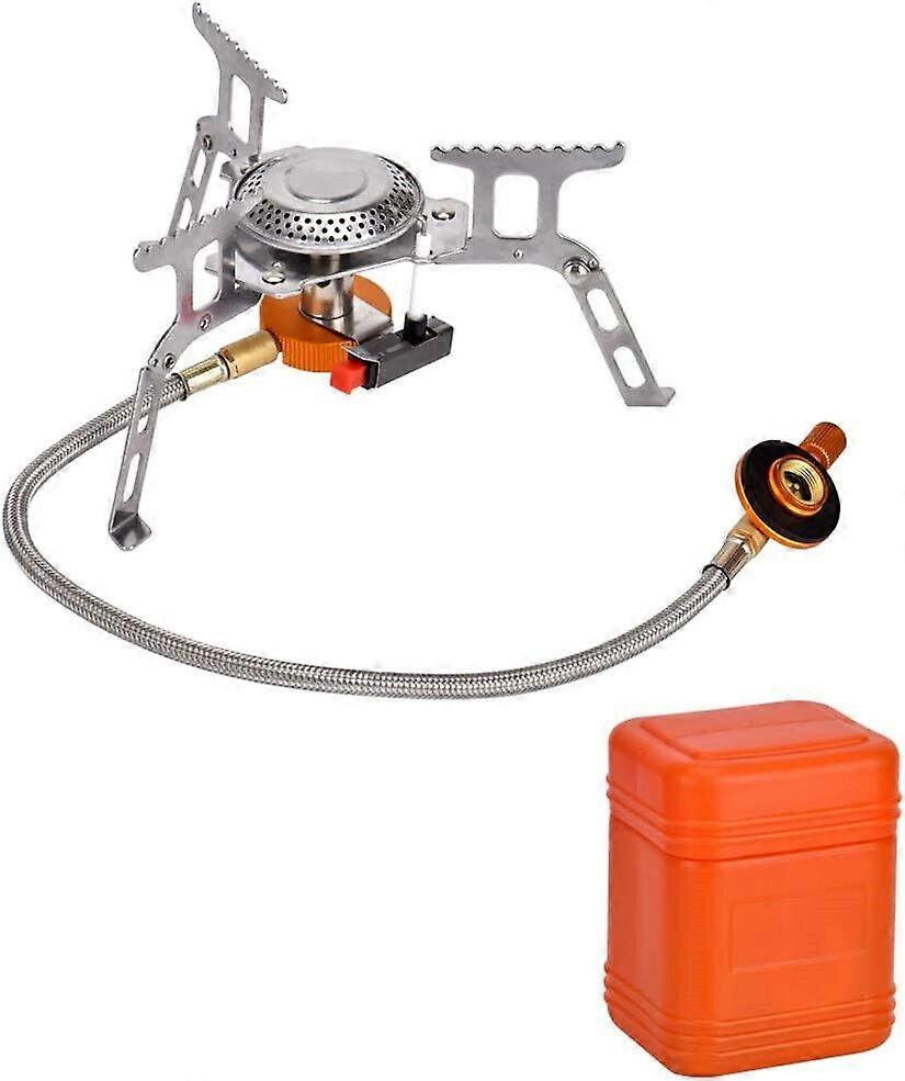 3500Wポータブルガスバーナー釣りハイキングクッキングキャンプピクニックバーベキュークックストーブ