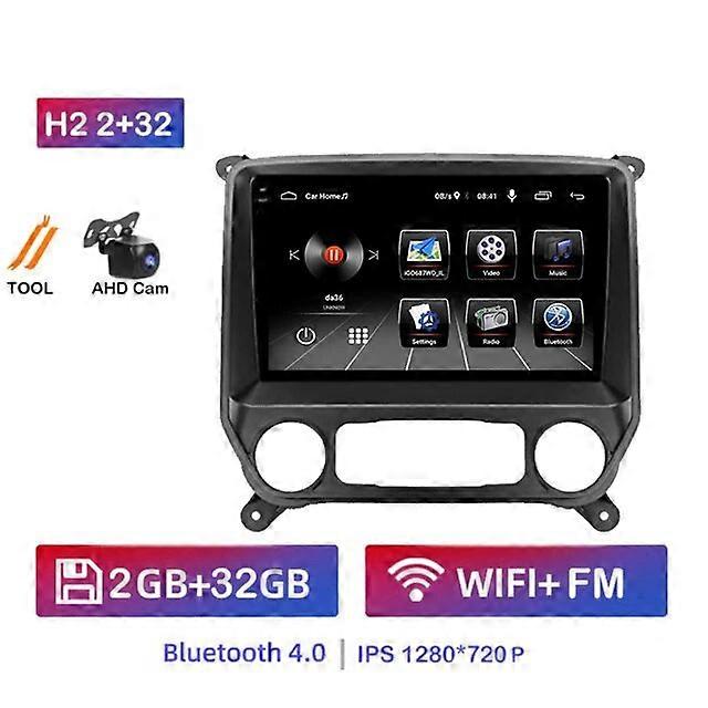 Für Chevrolet Silverado 3 GMTK2 2013 - 2019 Autoradio Carplay Multimedia Player Bluetooth Intelligentes System Android Navigation