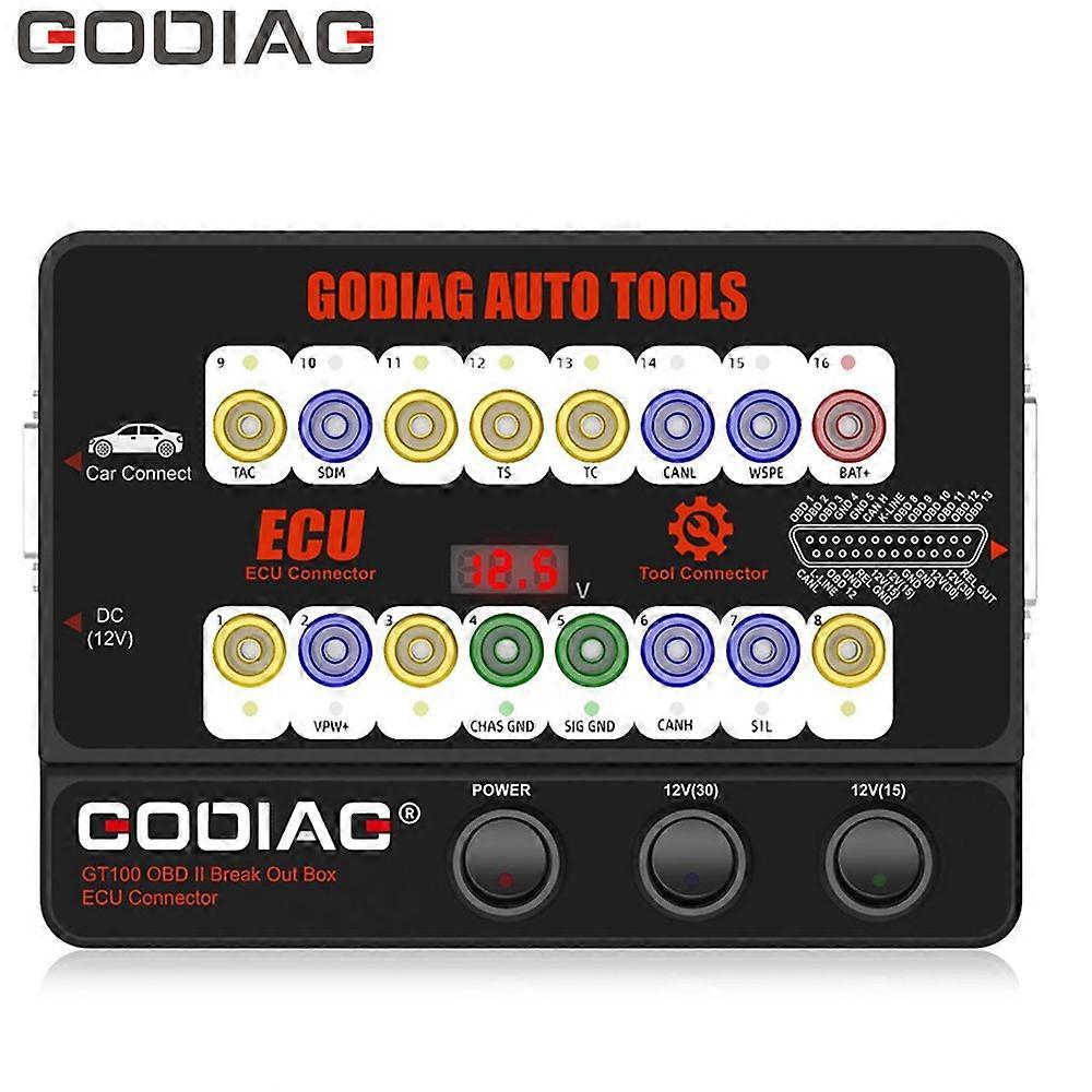 Diagnostic tools GODIAG GT100 OBDII Protocol ECU Detector & Break Out Box With programming & coding.