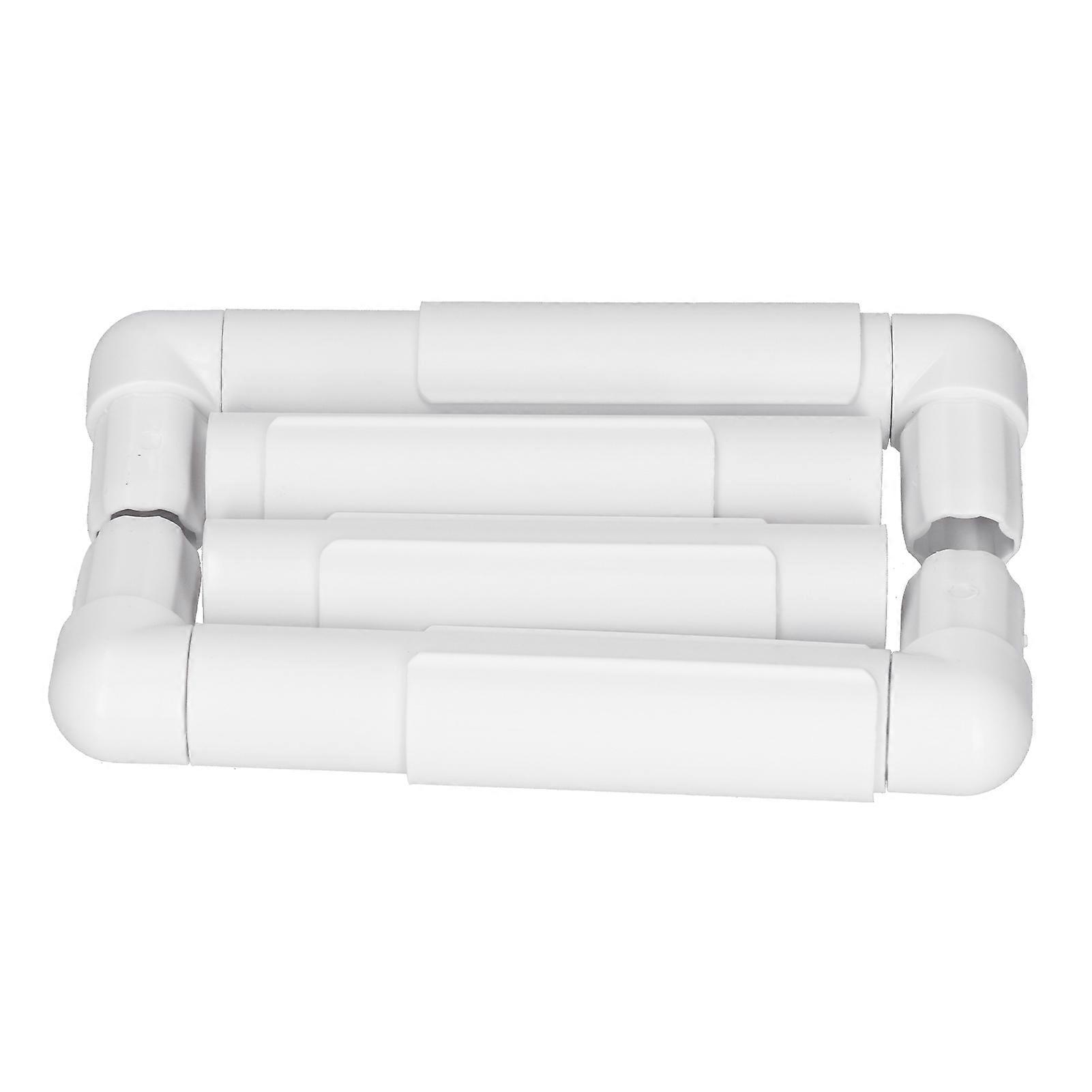 4-Pack CompactEmbroidery Frames DIY Sewing Sets White Home Use 15.2cm Multi-Use