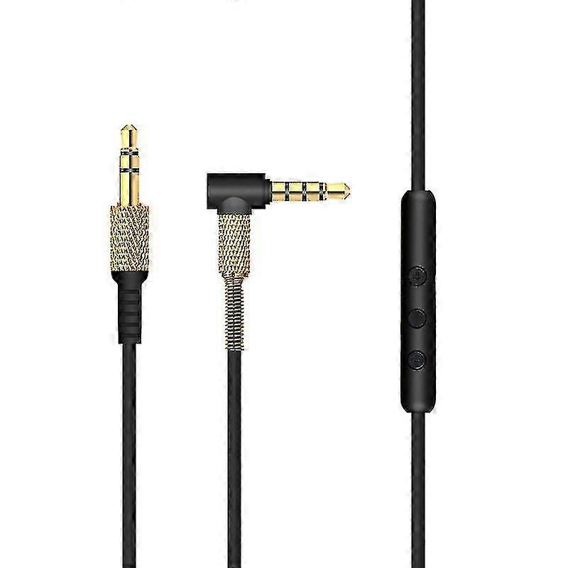 Replacement Audio Cable For Marshall Major Ii Monitor Mid Headphones Cord With Mic & Volume Control Remote