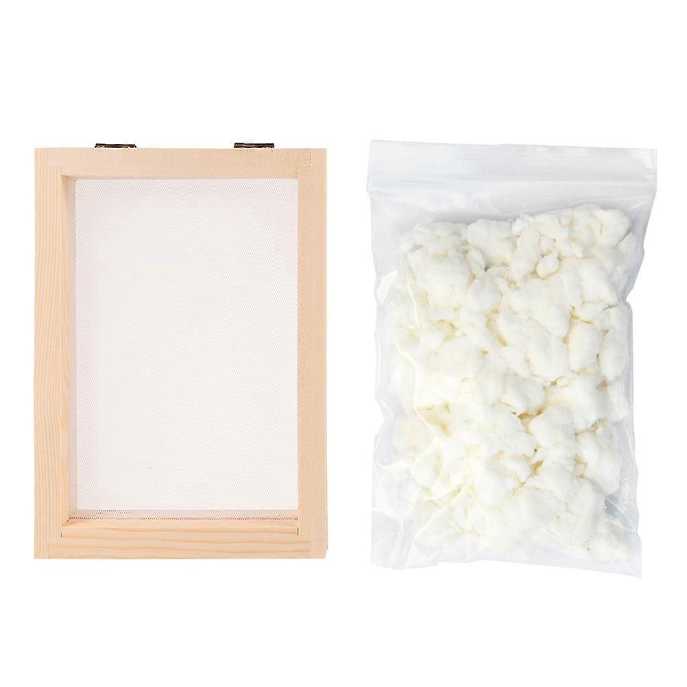 1 Set of DIY Handmade Paper Making Tools Paper Making Mold Frame Dry Pulp