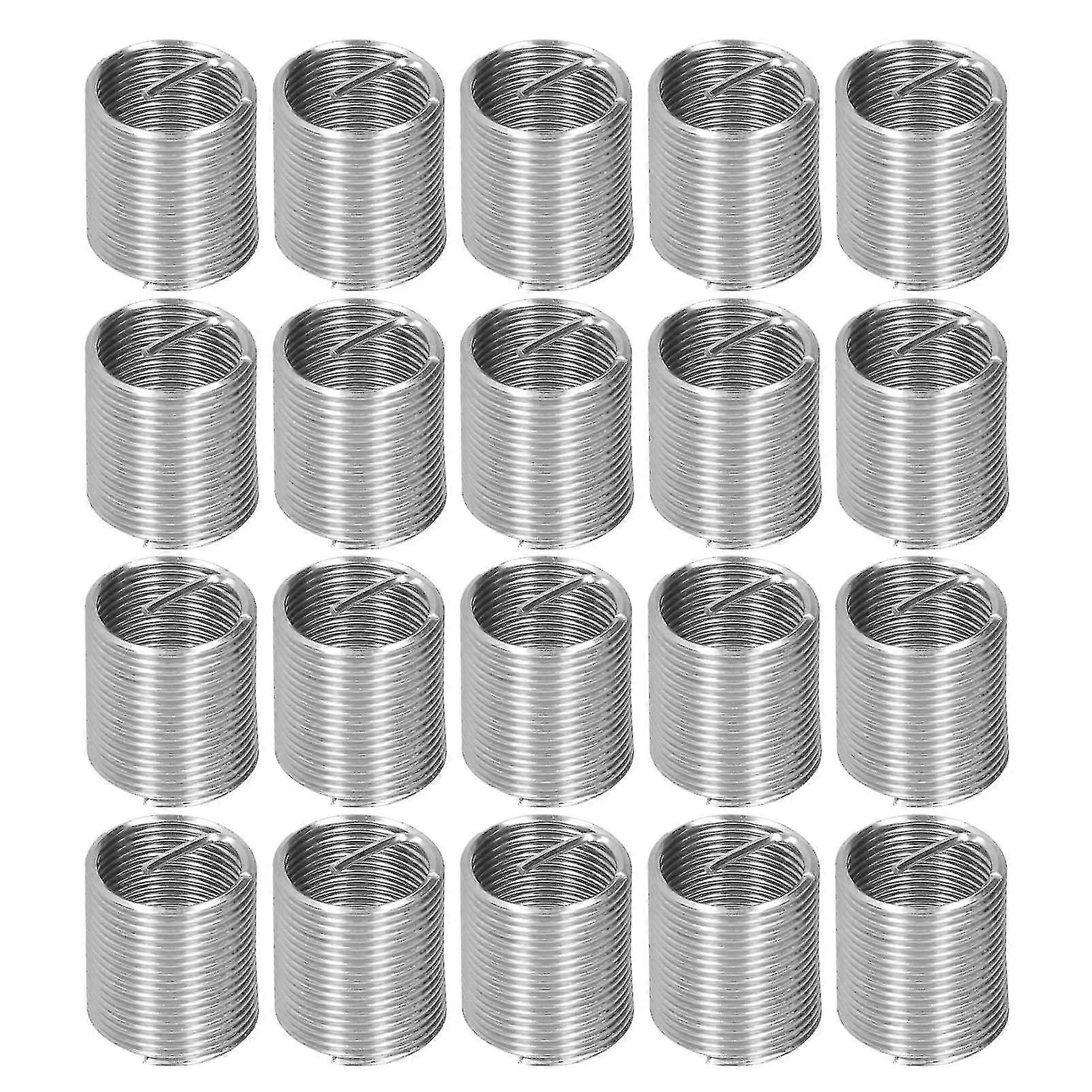 20Pcs M14 x 1.25 Thread Repair Spiral Circle Insert Reducer Nut Socket Set