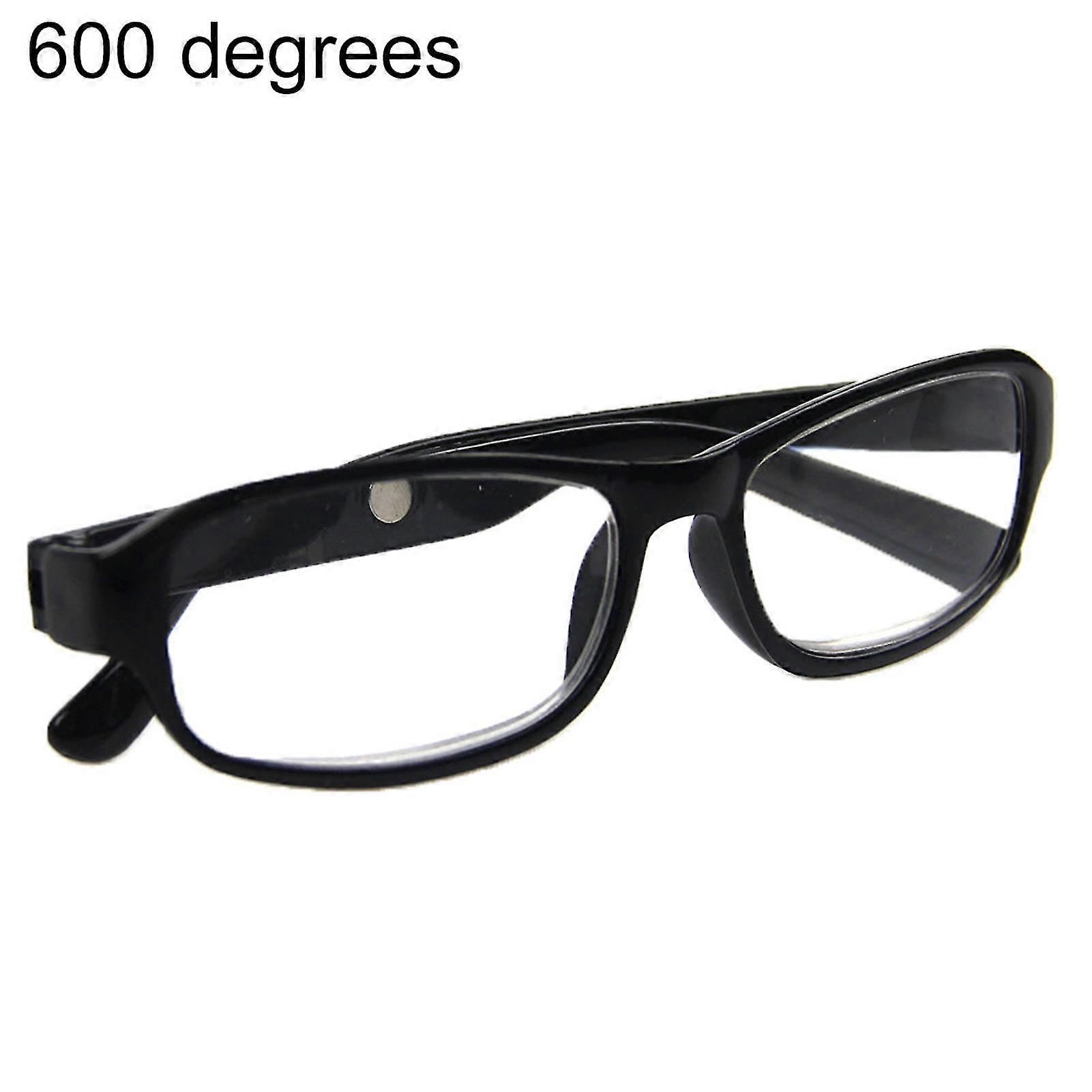 Lunettes de lecture +4,5 +5,0 +5,5 +6,0 degrés Verres optiques Lunettes Lunettes Noir