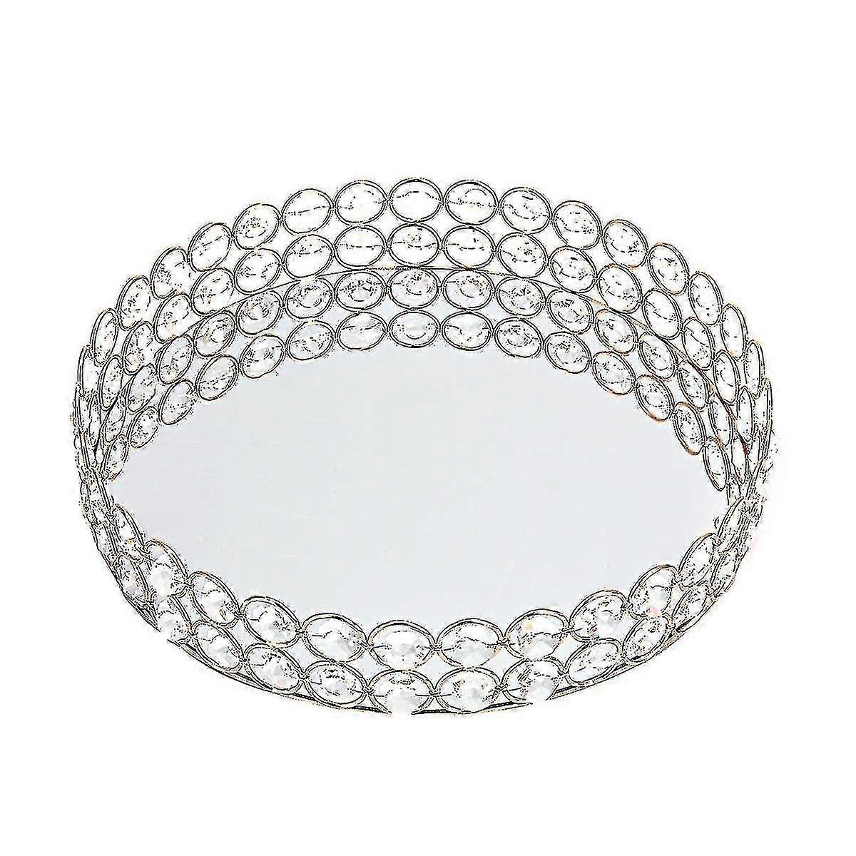 Cake Stand Crystal Storage Baskets Box Simplicity Style|storage Trays(gold-s)