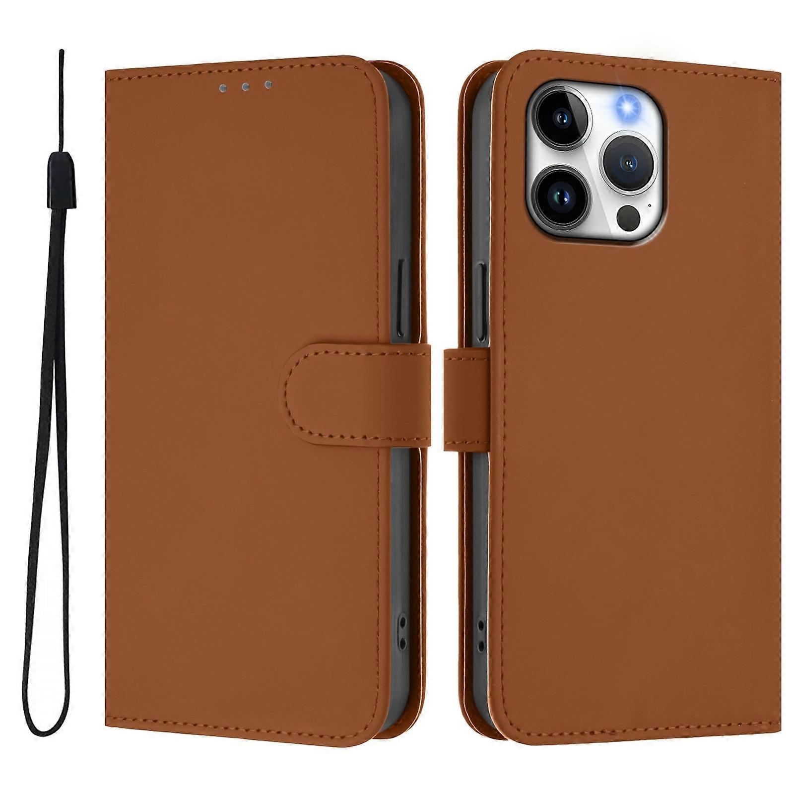 Skin Feel Leather Phone Case For iPhone 16 Pro Max