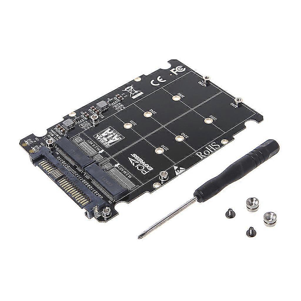 M.2 SSD to U.2 Adapter M2 SATA NVMe Key B/M NGFF SSD to PCI-e U2 SFF-8639