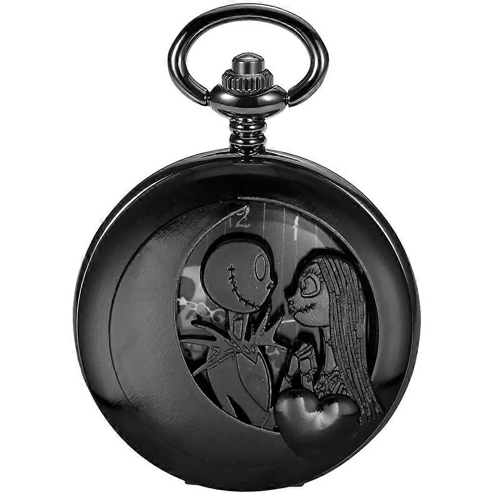    Ghost Couple Quartz Pocket Watch          