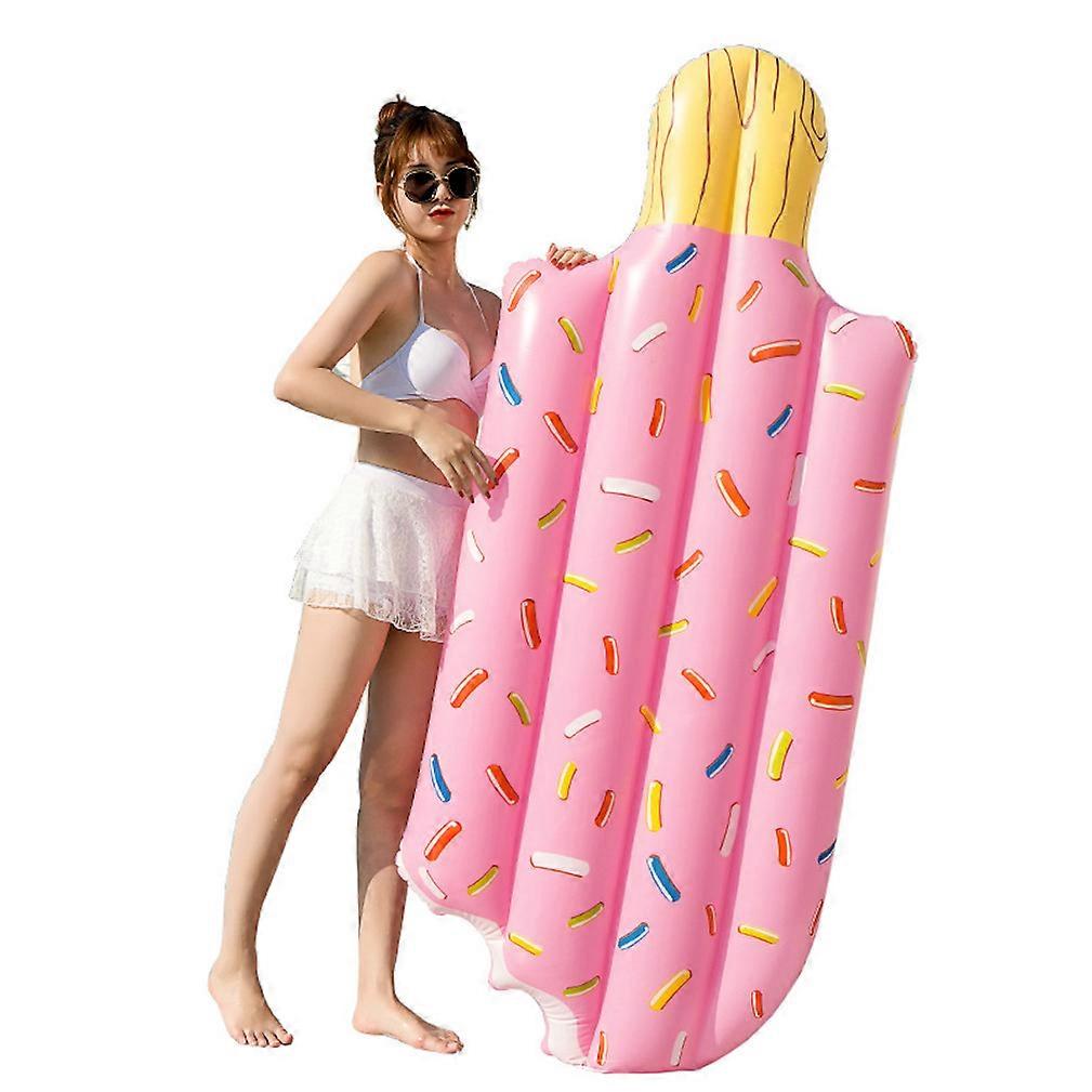 Pink Popsicle Pool Float Inflatable Float Lounge Raft for Adults