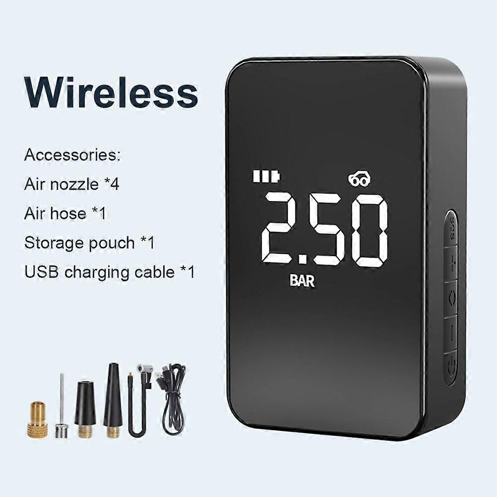 Digital Car Tire Inflator Portable Air Compressor Rechargeable Air Pump For Car Motorcycles Bicycles