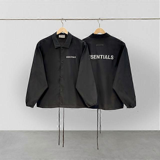 أزياء الشارع العلامة التجارية للجنسين سترة رقيقة كبيرة الحجم 3M عاكسة رسالة الطباعة نايلون الهيب هوب فضفاضة معطف عارضة