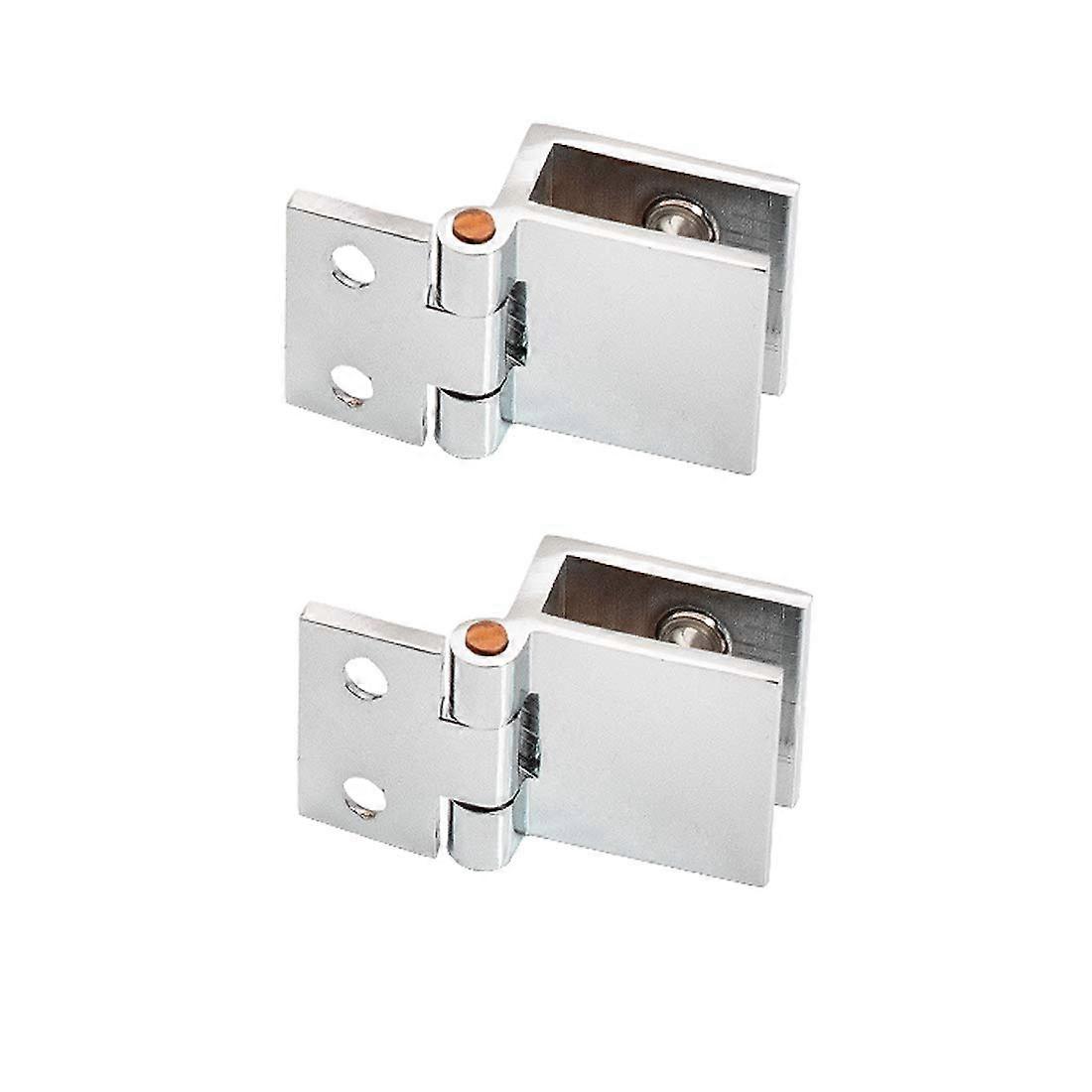8 Pack Glass Door Hinges Adjustable Single Clamp