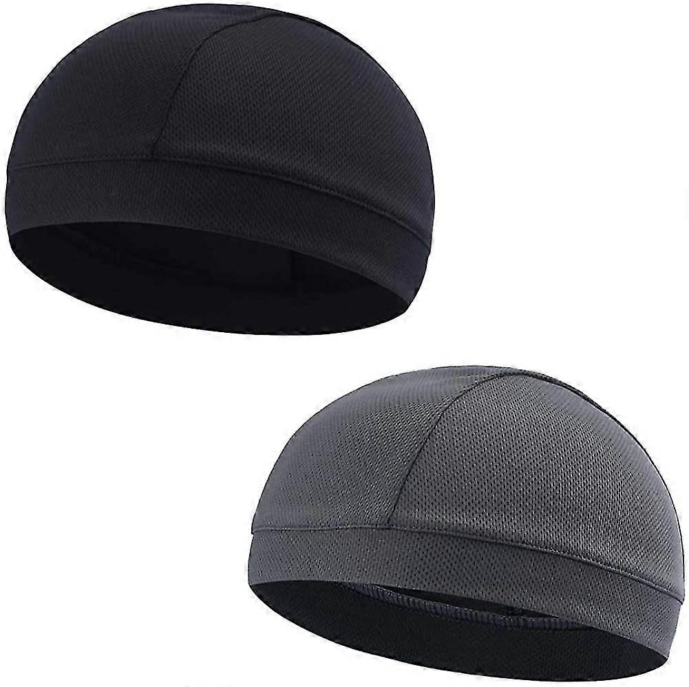 2pcs Skull Cap For Running Jogging Skiing Cycling